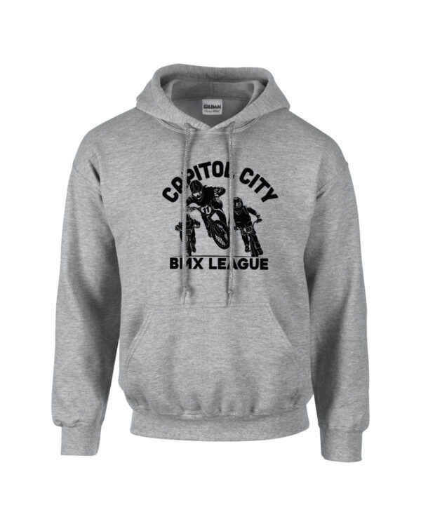 Capitol City BMX League Family Hoodie - Grey