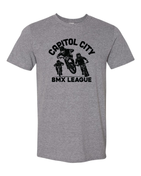 Capitol City BMX League Family Tee - Grey