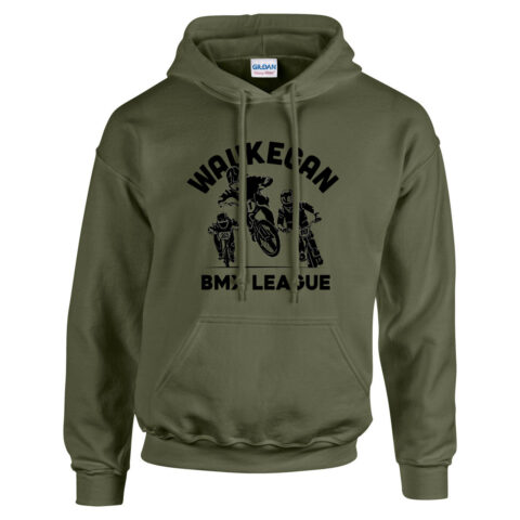 Waukegan BMX League Stealth Hoodie