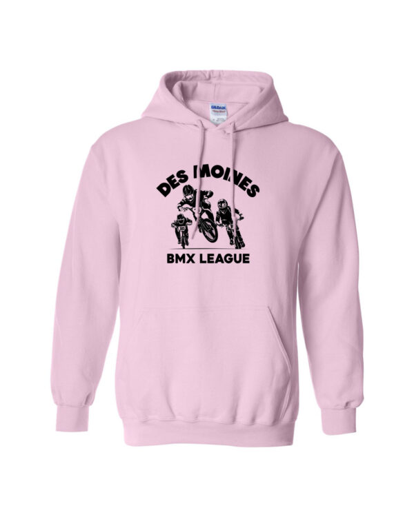 Des Moines BMX League Limited-Edition Pink Hoodie