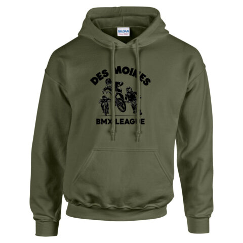 Des Moines BMX League Stealth Hoodie