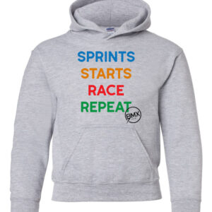 "Sprints, Starts, Race, Repeat" Hoodie