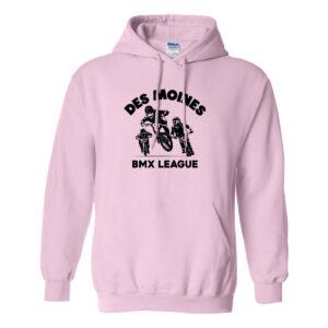 Des Moines BMX League Limited-Edition Pink Hoodie