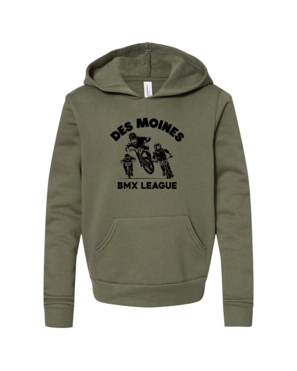 Des Moines BMX League Stealth Youth Hoodie